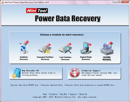 Powerful CD data recovery tool