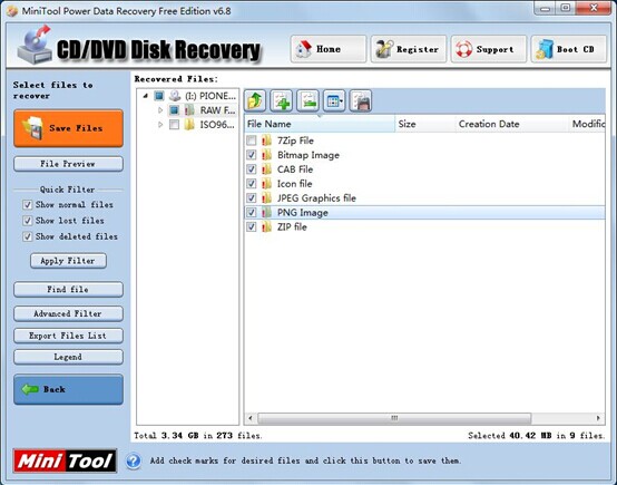 Check-all-lost-data-users-want-to-restore-from-CD-or-DVD