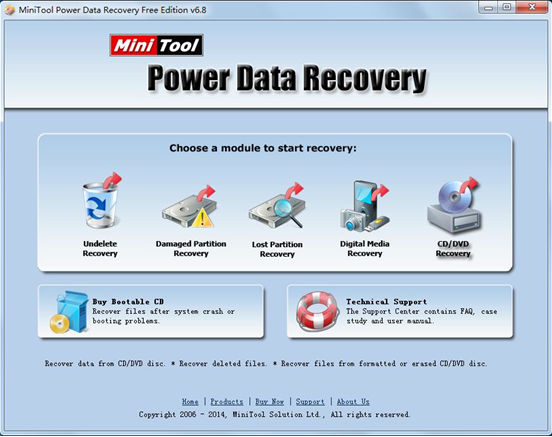 Recover-quick-formatted-CD-RW-by-using-MiniTool